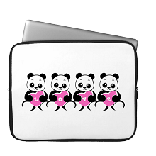 Laptop Sleeve love-panda