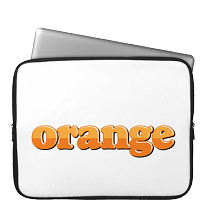 Laptop Sleeve orange