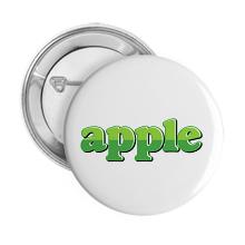 Pinback Buttons apple