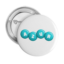 Pinback Buttons candy-azur