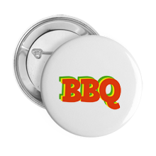 Pinback Buttons bbq