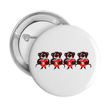 Pinback Buttons bear