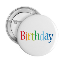 Pinback Buttons birthday