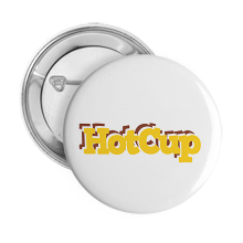 Pinback Buttons hotcup