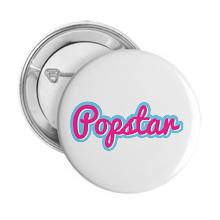 Pinback Buttons popstar