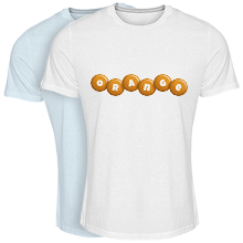 Cool T-shirt candy-orange